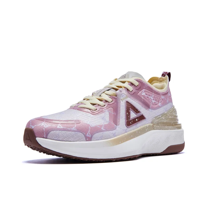 PEAK Tai Chi 4.0 PLUS Low Top Running Shoes Women's Pink White-2