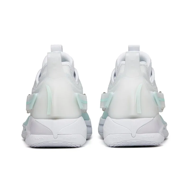 Anta GH3 Frappe Cushioning Support Low Top Performance Basketball Shoes Men's White Green-3