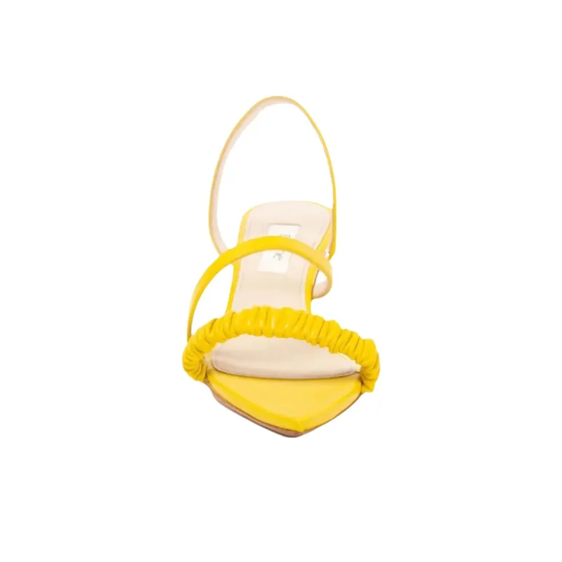 Elleme Couchou One Strap Sandals 6.5cm Women's Yellow-4