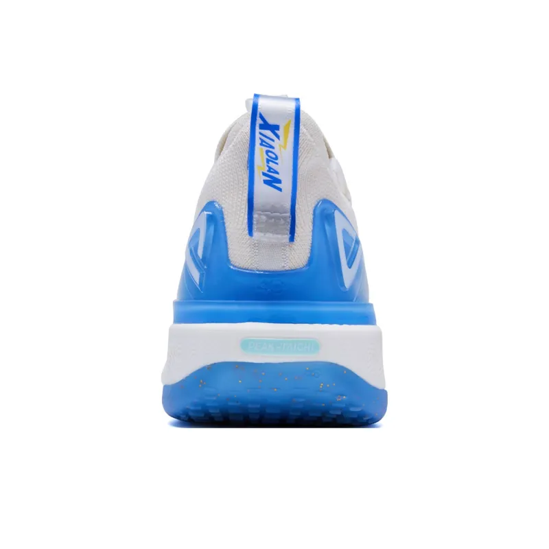 PEAK State Pole 4.0 Running Shoes Men Low Top White/Beige/Blue-4