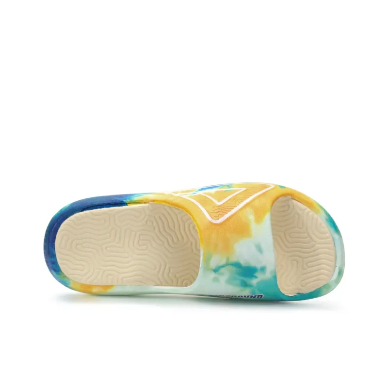 PEAK State Extremely Large Triangle 1.0 Slide Slippers Women's Milk Jade/Caribbean Blue-3