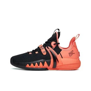 ANTA GH2 Basketball Shoes Men Low Top Black/Orange