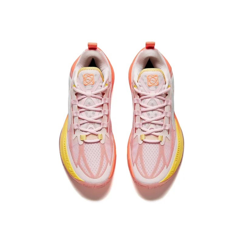 Anta Instantaneous 1 Honey Peach Low Top Basketball Shoes Men's Pink-2