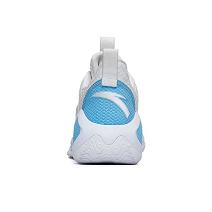 ANTA Alien 3 Basketball Shoes Men Mid Top ANTA White/Light Purple Blue-4