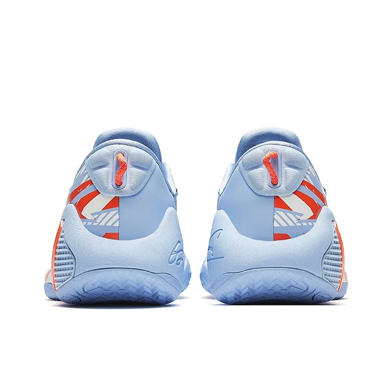 Anta GH4 Anti Slip Wear Resistant Low Top Basketball Shoes Men's Bay Blue Coating-3