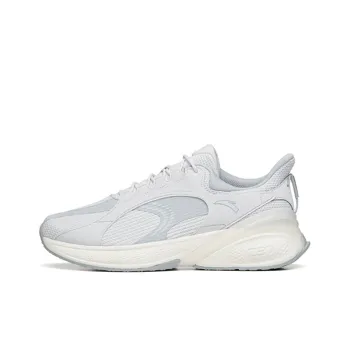 Anta C37 Series Overwhelming Breathable Low-Top Running Shoes Men's Gray White Comfortable Soft Sole