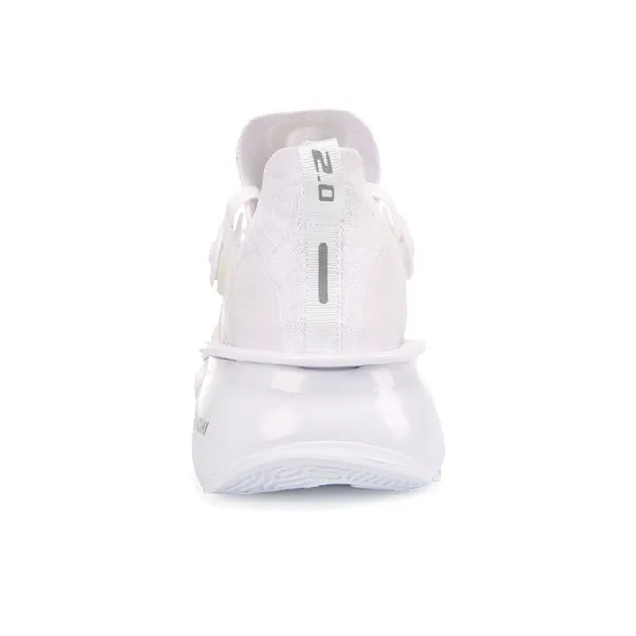PEAK Tai Ji2.0 Anti Slip Wear Resistant Low Top Running Shoes Women's White-4