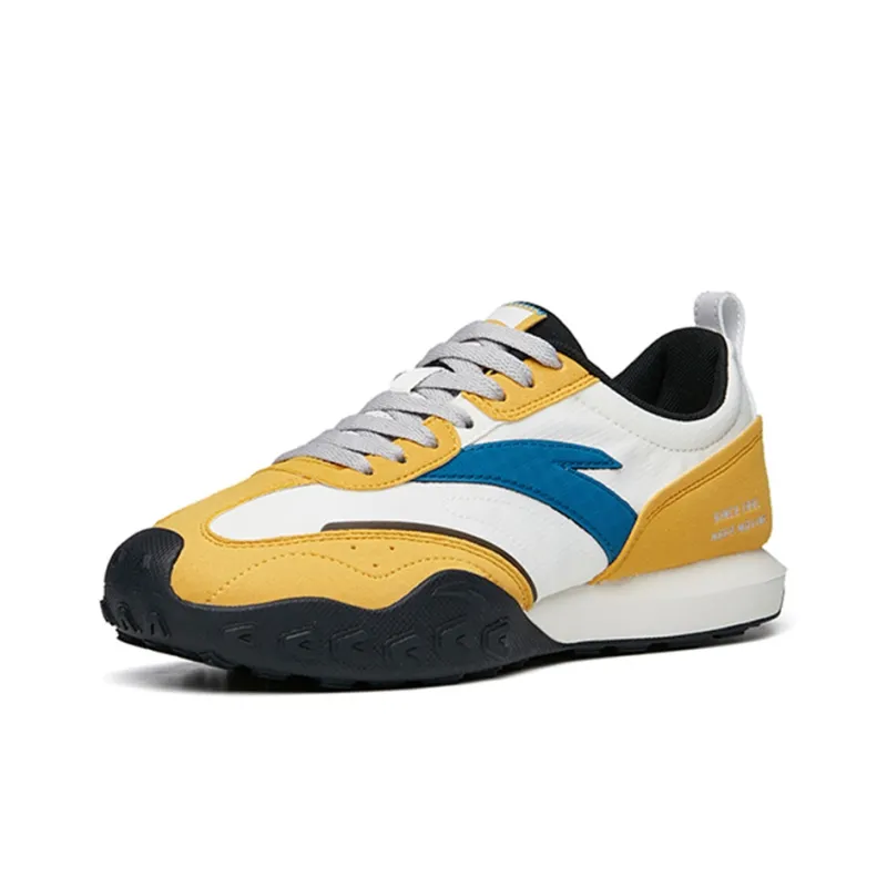 Anta HERITAGE Low-Top Sports Casual Shoes Men's White Yellow-2