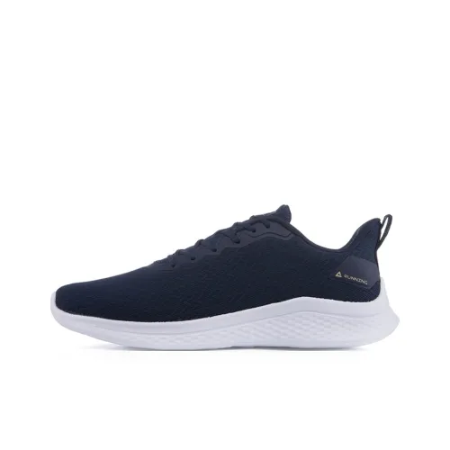 PEAK Qingyi Running Shoes Men Low-Top Deep Blue