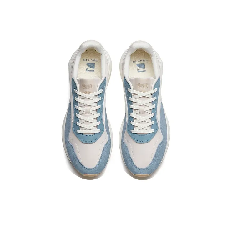 Anta HERITAGE Low-Top Casual Shoes Men's Gray Blue-3