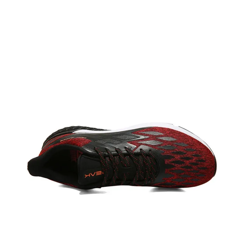 PEAK Magic Bullets Durable Breathable Low Top Running Shoes Men's Black Red-2