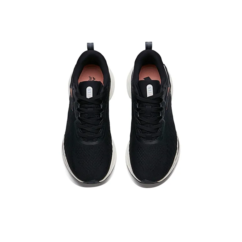 Anta Tron 1.5 Cushioning Wear-Resistant Low-Top Running Shoes Women's Black-3