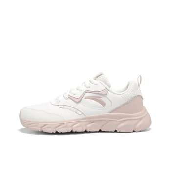 Anta Ling Yun 3 Cushioned Wear Resistant Breathable Low Top Running Shoes Women's Lotus Gray