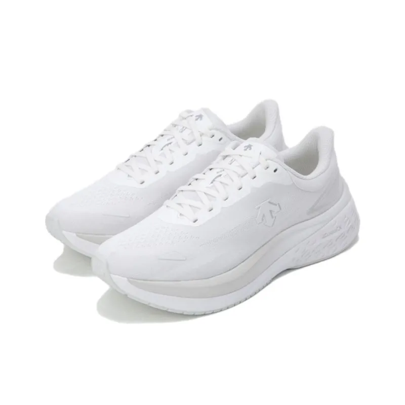 DESCENTE ENERGITE RIDE Anti Slip Wear Resistant Low Top Running Shoes Unisex White-1