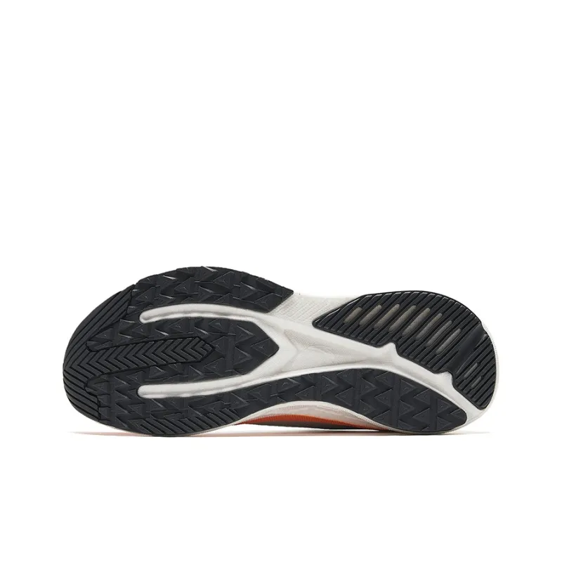 Anta CC Nitrogen Technology Durable Cushioning Low Top Running Shoes Men's Gray Orange-4