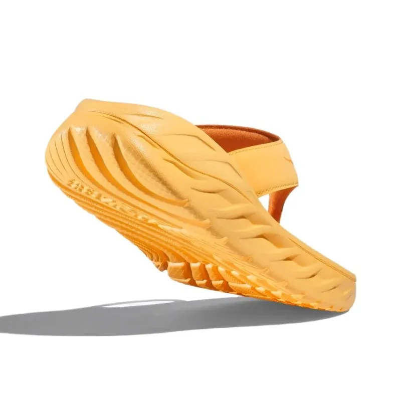 HOKA ONE ONE Ora Recovery Flip Quiet Flip Flops Women's Orange-6