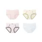 A Set-Macaron Color Block-Pink+Yellow Cream+Light Purple+Blue