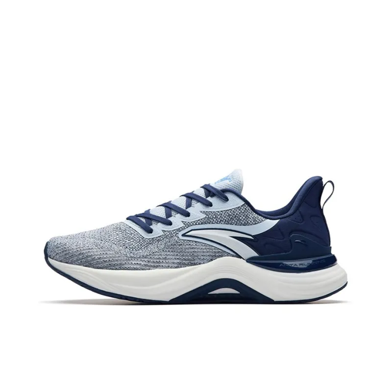 Anta 2.5 Shock Absorbers With Slip Resistant And Abrasion Resistant Properties Low Top Running Shoes Men's Blue Gray-0