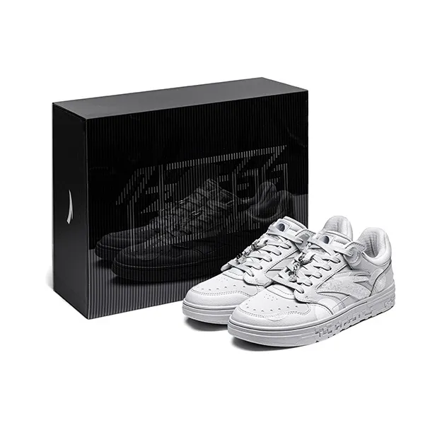 Anta Street Naughty Low Top Skateboard Shoes Women's Gray-0