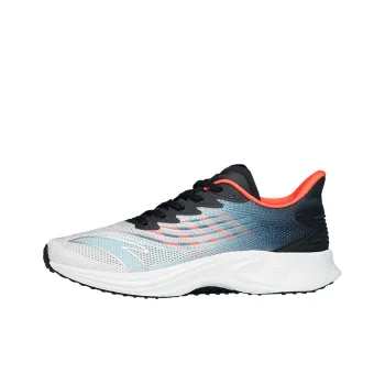 Anta MACH 2.0 Cushioning Anti Slip Wear Resistant Breathability Low Top Running Shoes Men's White Black Red