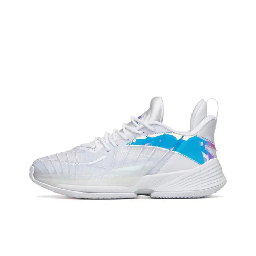 ANTA Light Horseman 3 Basketball Shoes Men Mid-Top White/Blue