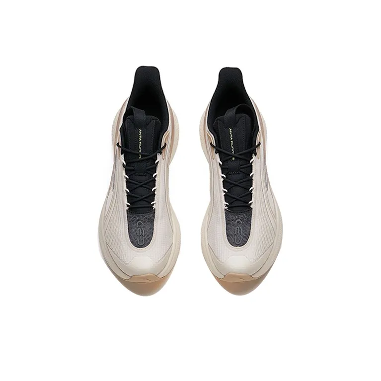 Anta C37 2.0 Anti-Slip Wear-Resistant Breathable Cushioning Coverage Low-Top Running Shoes Men's Apricot-3