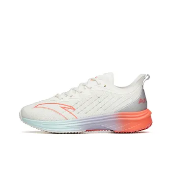 Anta MACH Mach 1.0 Breathable Low Top Running Shoes Women's Ivory White