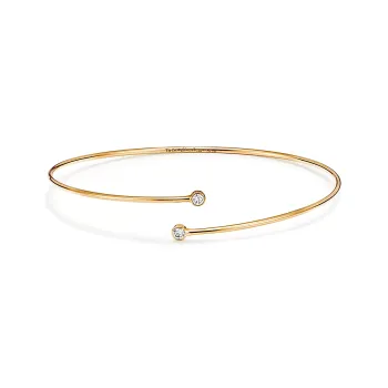 TIFFANY & CO. Diamond Bangles Women's Gold