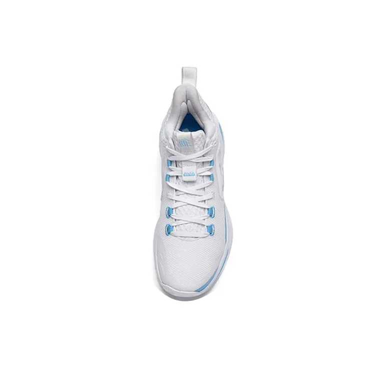ANTA Alien 3 Basketball Shoes Men Mid Top ANTA White/Light Purple Blue-3