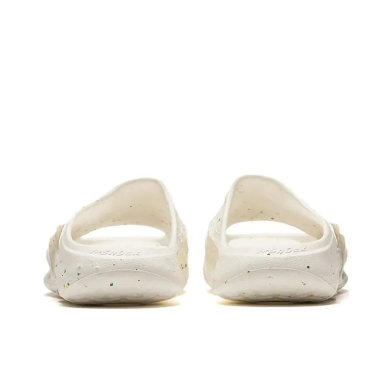 Anta Nitrogen Bubbles Slide Slippers Men's White Yellow-3