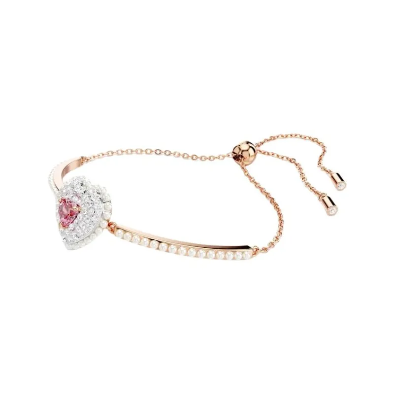 Swarovski Synthetic Cubic Zirconia Bangles Women's Gold-1