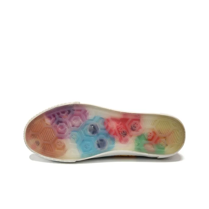 PEAK State Pole Lightweight And Wear-resistant Low-Top Skateboard Shoes Women's Purple Orange-5