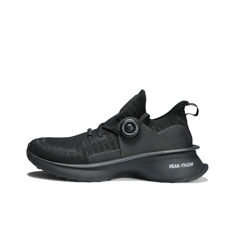 PEAK Tai Ji2.0 Ink Cushioning Anti Slip And Wear Resistant Low Top Running Shoes Black-0