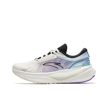 Anta CC Nitrogen Technology Coverage Low Top Running Shoes Women's White Black Blue
