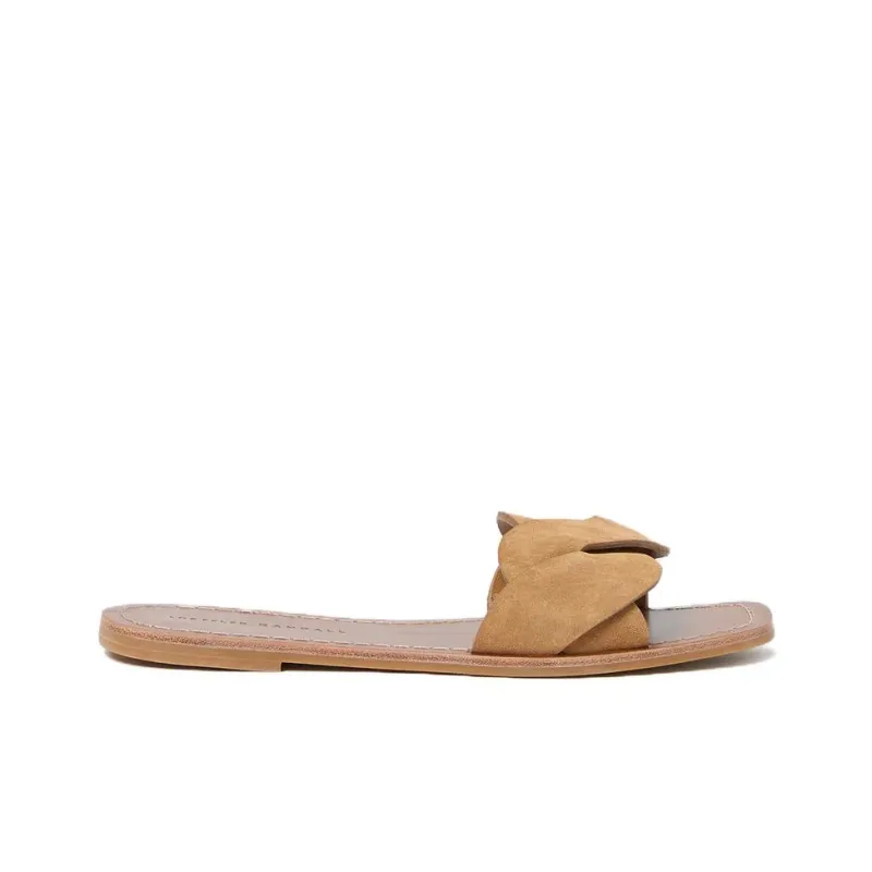 Loeffler Randall Slide Slippers Women's Brown-1