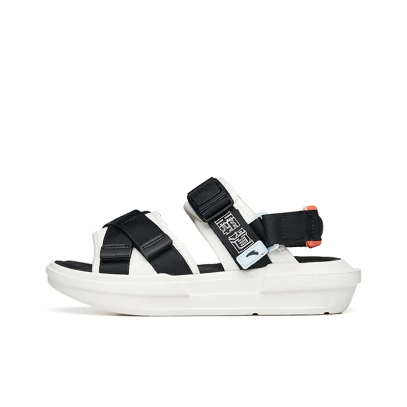 ANTA Bastard Beach Sandals Women's Black/White-0