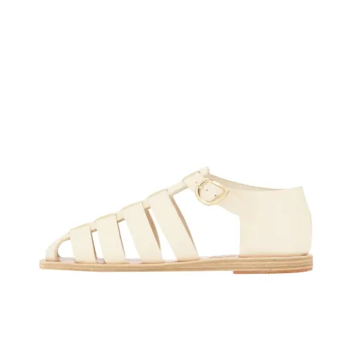 ANCIENT GREEK SANDALS Homeria Roman Sandals Women's White
