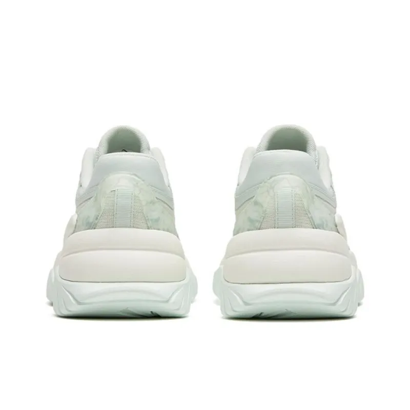 ANTA Hot Chunky Sneakers Women's Low Top Tale Green/Oxygen Green-2