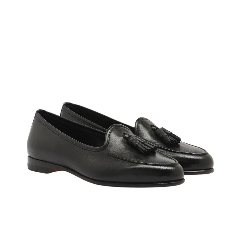 Santoni Andrea Loafers Women's Black-2