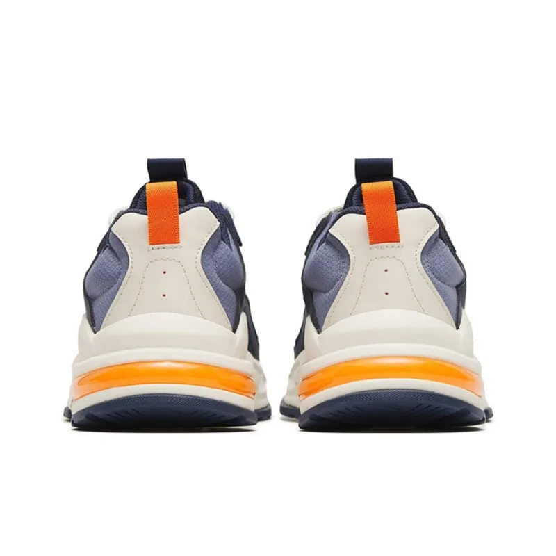 Anta Millennium 5.0 Anti Slip Wear Resistant Low Top Sports Casual Shoes Men's Gray Blue White-4