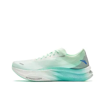 Anta C202 5 GT Cushioned Slip Resistant Low Top Marathon Running Shoes Men's Green Blue