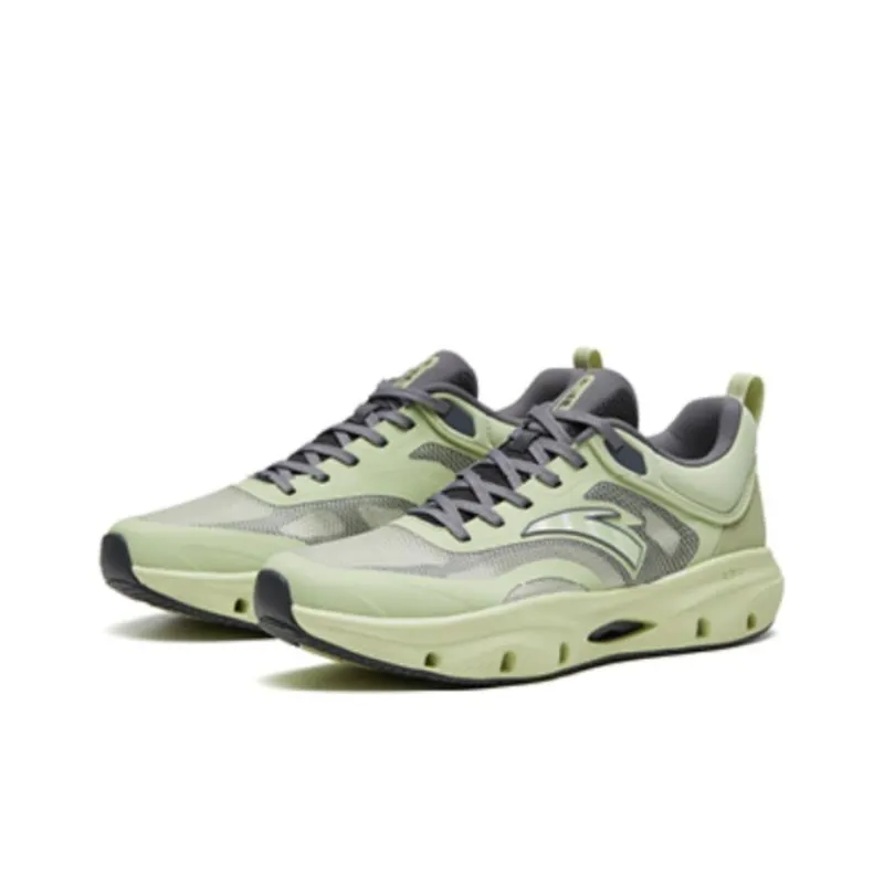 ANTA Divine Pro Running Shoes Men Low Top Green Gray-1