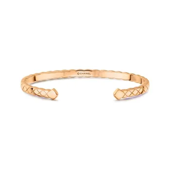 CHANEL CoCo Crush 18K Gold Bangles Women's Rose Gold