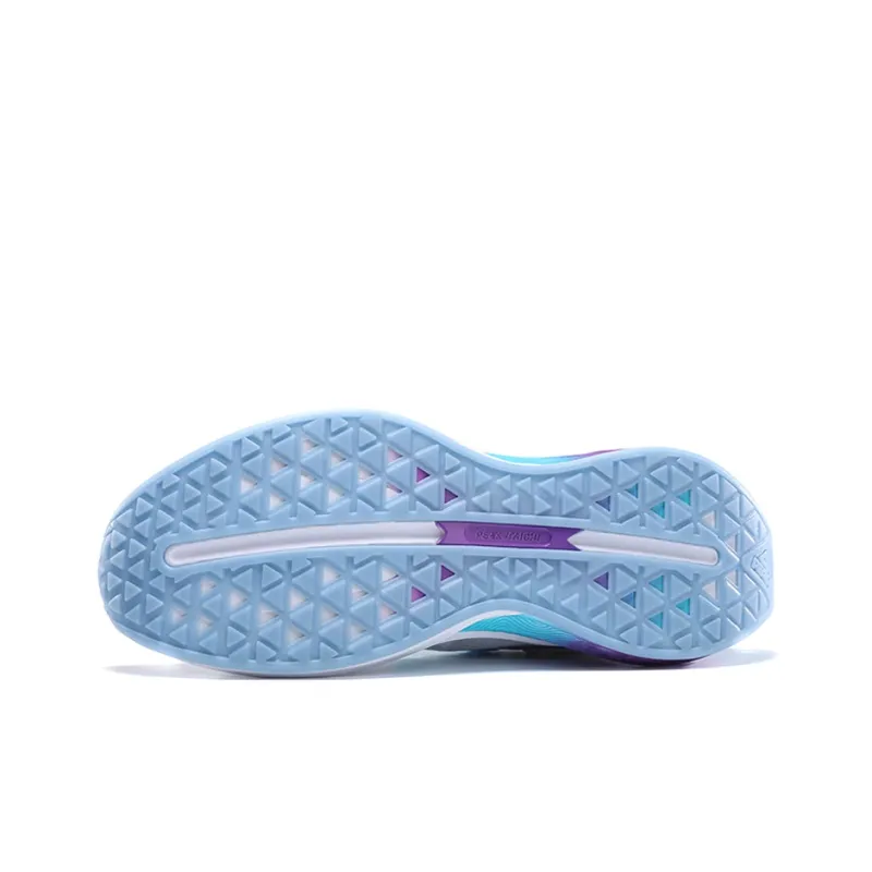 PEAK Tai Chi 3.0 Pro Cushioning Anti Slip Wear Resistant Breathability Low Top Running Shoes Women's White Blue-3