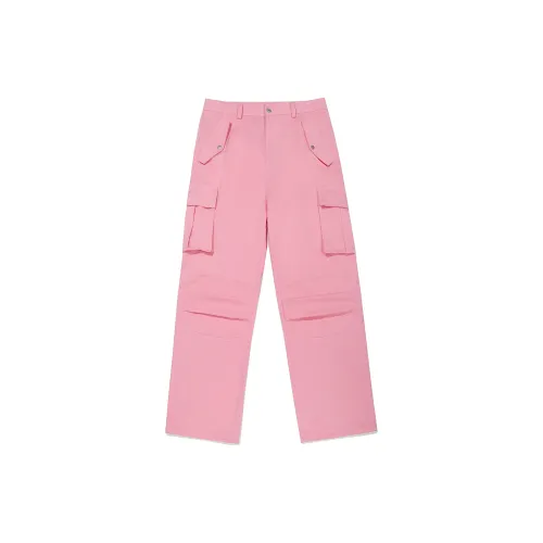 Guuka Casual Pants Unisex Pink