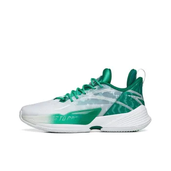 Scream x Anta Light Horseman 3 Anti Slip Wear Resistant Low Top Performance Basketball Shoes Men's Green
