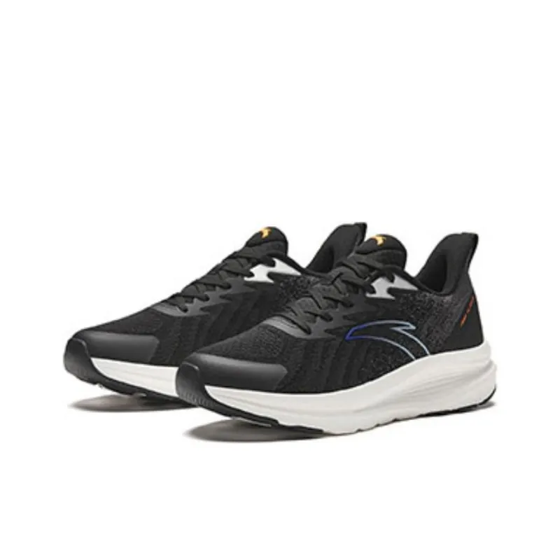 Anta Cloud Journey Slip Resistant Low Top Running Shoes Men's Black-1