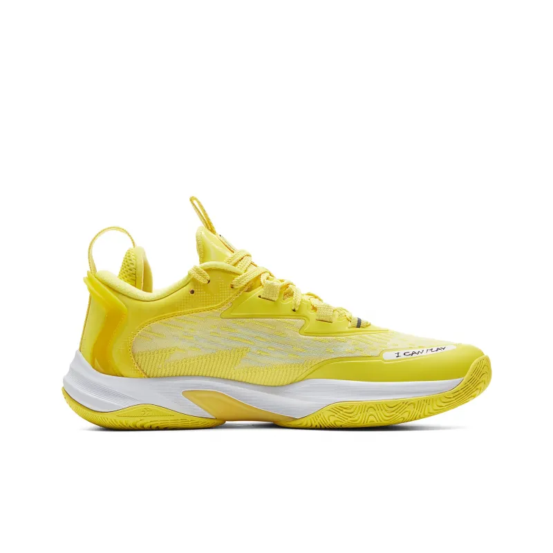 PEAK Lightning 1.0V2 Low Top Basketball Shoes Men's Energy Banana Color Scheme-1