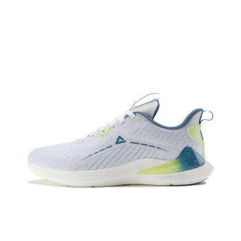 PEAK Qingyi Slip Resistant, Abrasion Resistant, Breathable Low Top Casual Running Shoes Men's Gray Blue Green