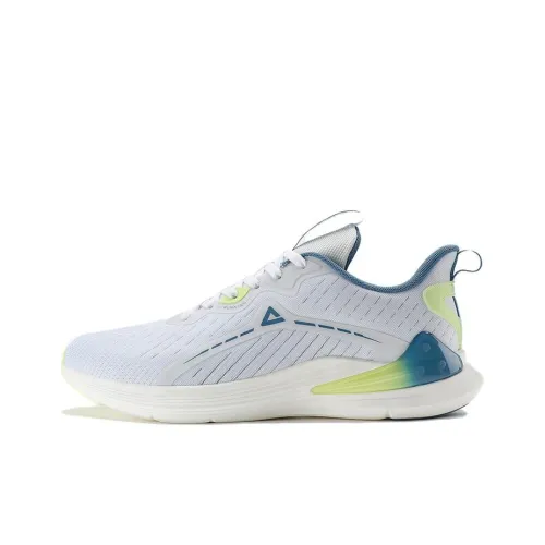 PEAK Qingyi Running Shoes Men Low-Top Gray/Blue/Green